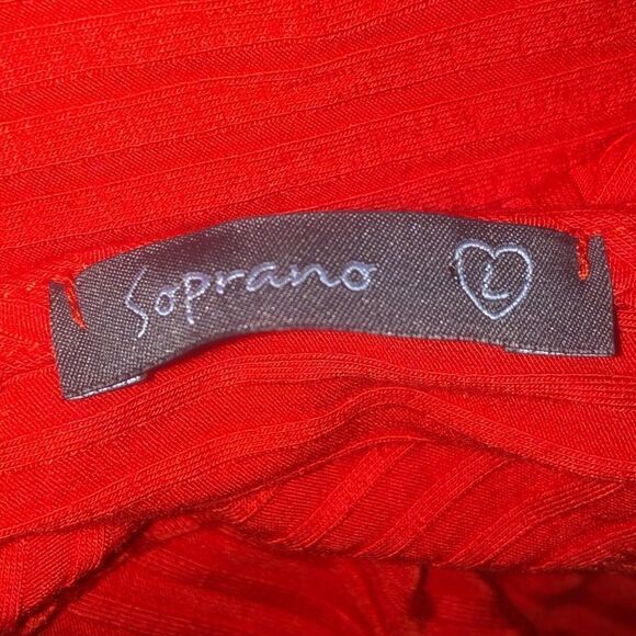 💕5️⃣for25 Soprano red dress size Lg fits small - small large - Picture 2 of 2